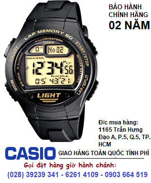 Casio W-734-9AV; Đồng hồ điện tử pin 10 năm Casio illuminator W-734-9AV| HẾT HÀNG 